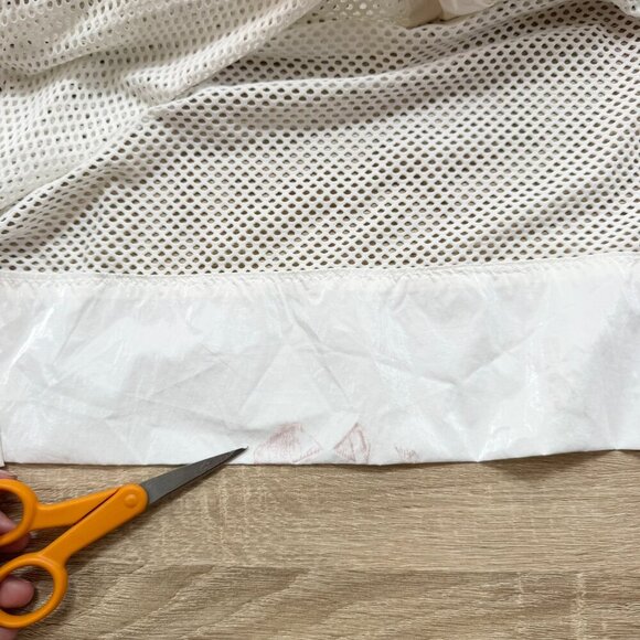 NWT Free People Movement Under The Sea Mesh Convertible Maxi Parka Jacket White - Picture 8 of 17